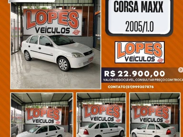 CHEVROLET - CORSA - 2005/2005 - Branca - R$ 22.900,00